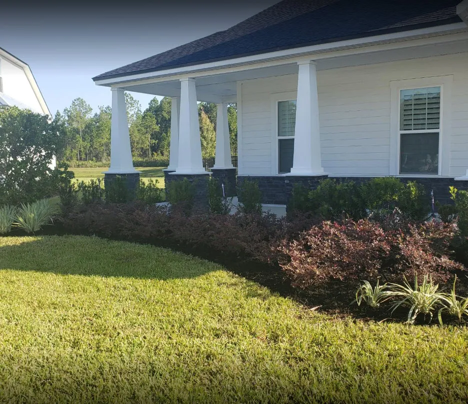 Finished Florida lawn
